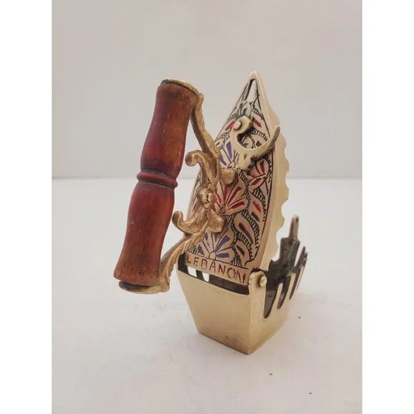 vintage decoration, brass plate, old plate model, carbon plate decoratio… - Picture 10 of 10